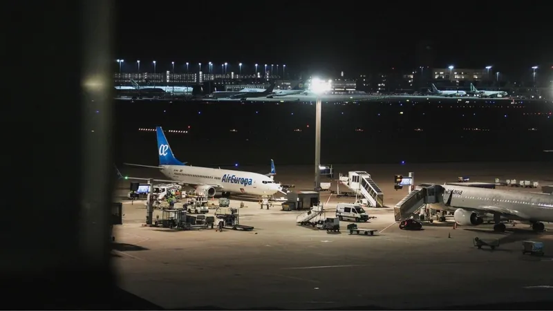 Tempestade alaga aeroporto de Frankfurt, na Alemanha