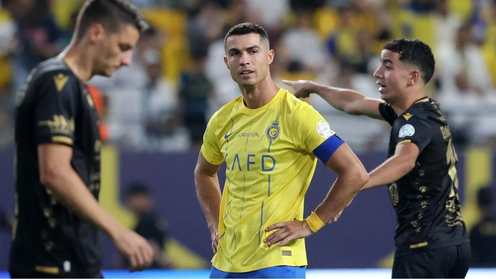 Influenciador canta funk e diverte CR7 e brasileiro do Al-Nassr