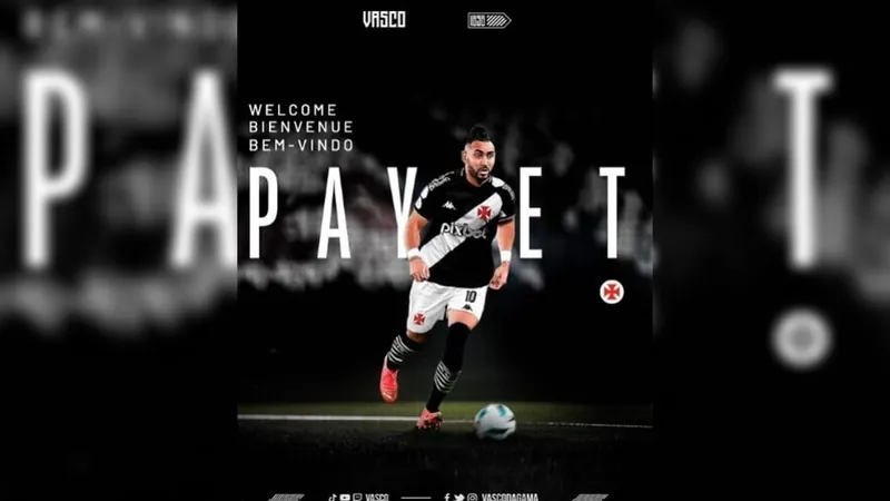 O meia Dimitri Payet, ex-Olympique Marselha, é apresentado oficialmente no Vasco