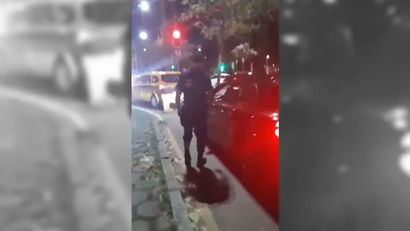 Vídeo: Mulher foge de blitz na Zona Sul e é liberada pela Polícia