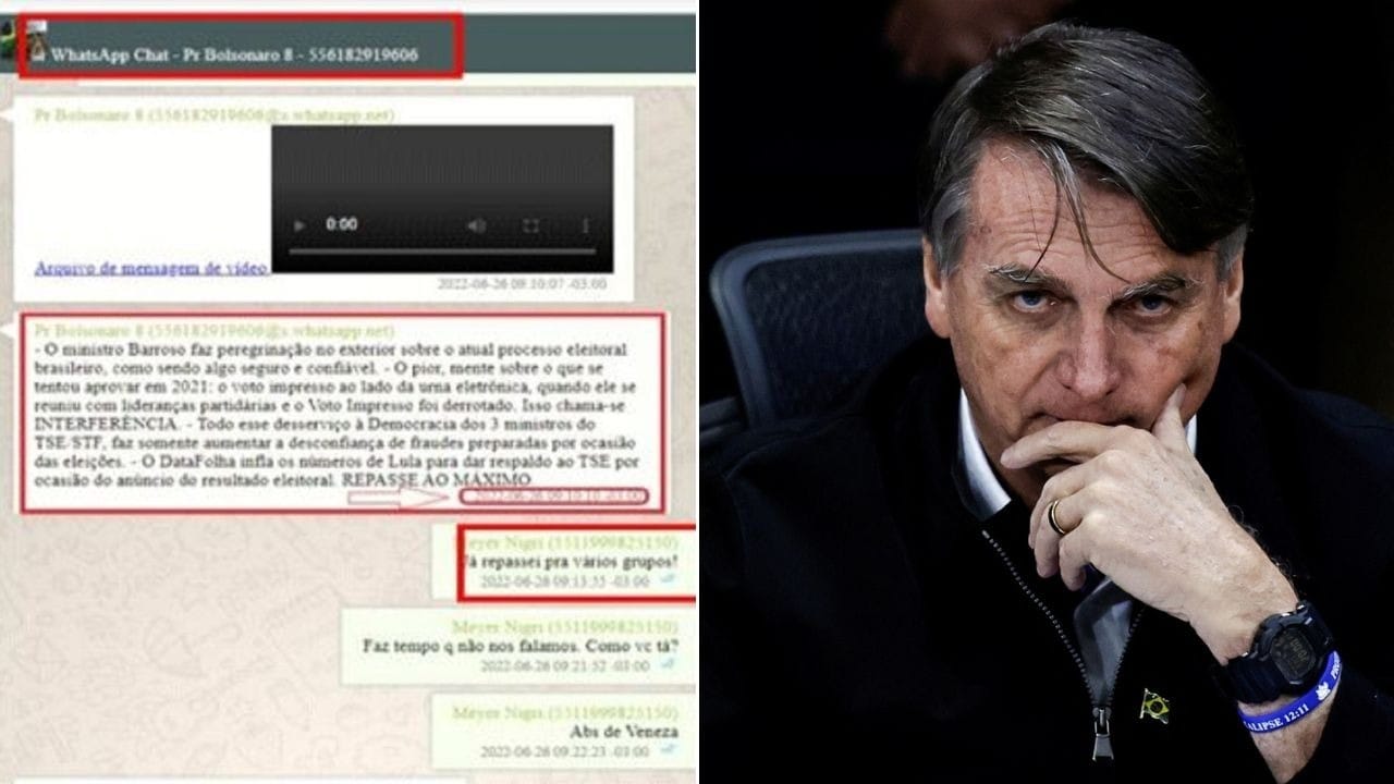 Saiba Qual Mensagem Atribuída A Bolsonaro Motivou O Indiciamento Dele ...