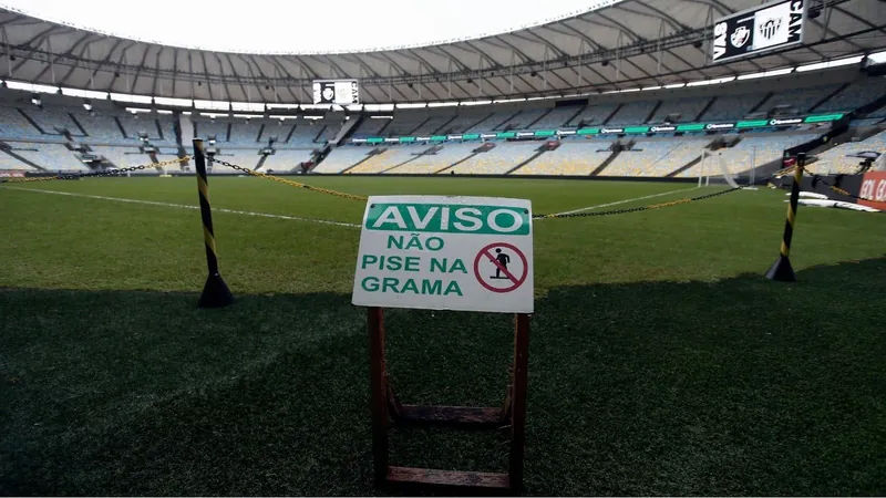 Maracanã vai ser fechado nos próximos dias para a recuperação do gramado