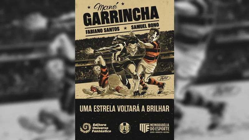 Garrincha vai virar personagem de revista em quadrinhos