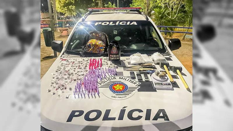 Polícia Militar apreende grandes quantias de drogas em São José dos Campos