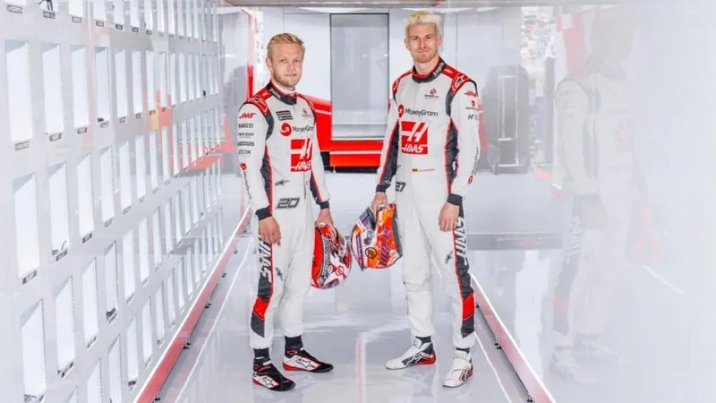 Haas anuncia renovação de contratos de Magnussen e Hulkenberg para 2024