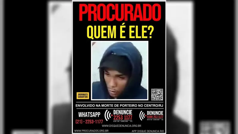 Polícia Civil identifica homem acusado de matar porteiro no Centro do Rio