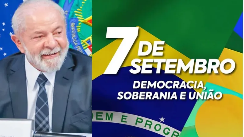 Governo Lula adota slogan “Democracia, soberania e união” para o 7 de setembro