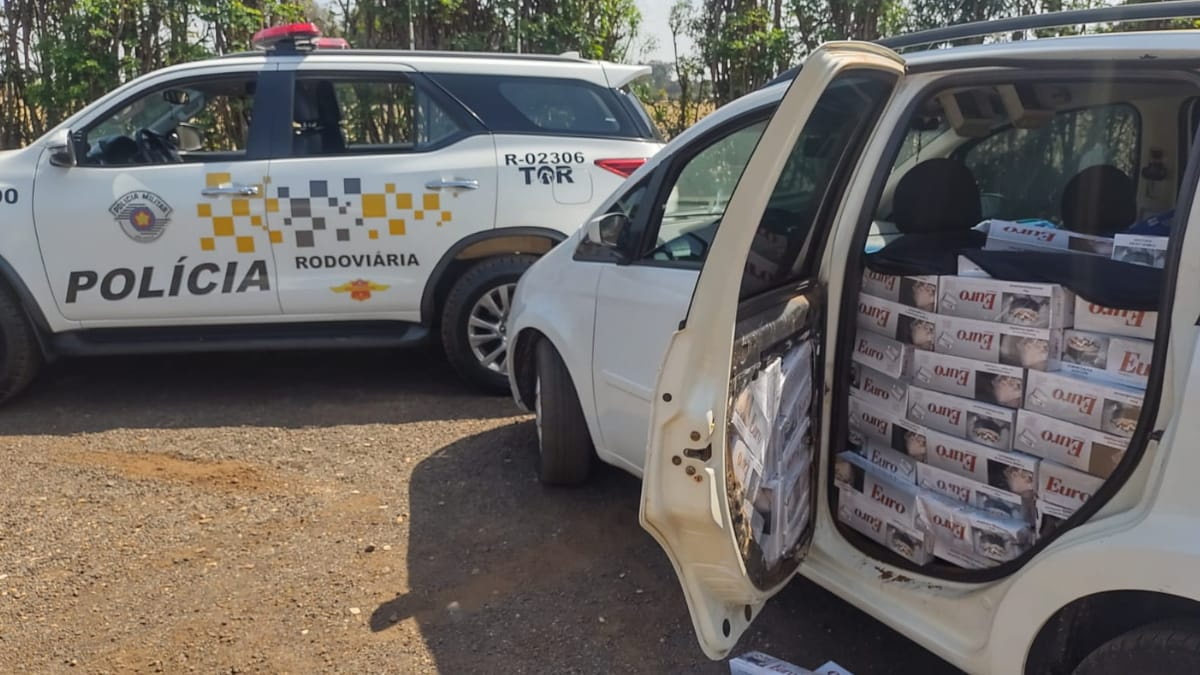 Dois Carros São Apreendidos Com 26 Mil Maços De Cigarros Contrabandeados Band Multi