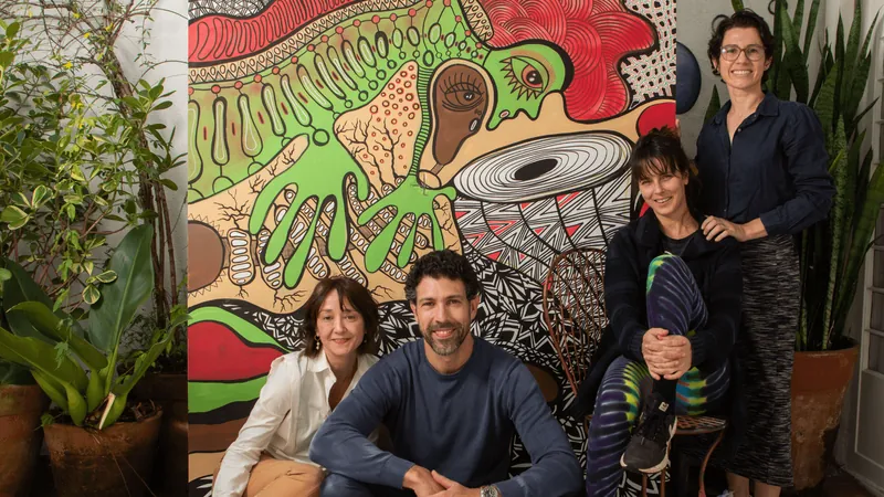 Marina Baggio, Rodrigo Oliveira, Helena Rizzo e Adriana Salay