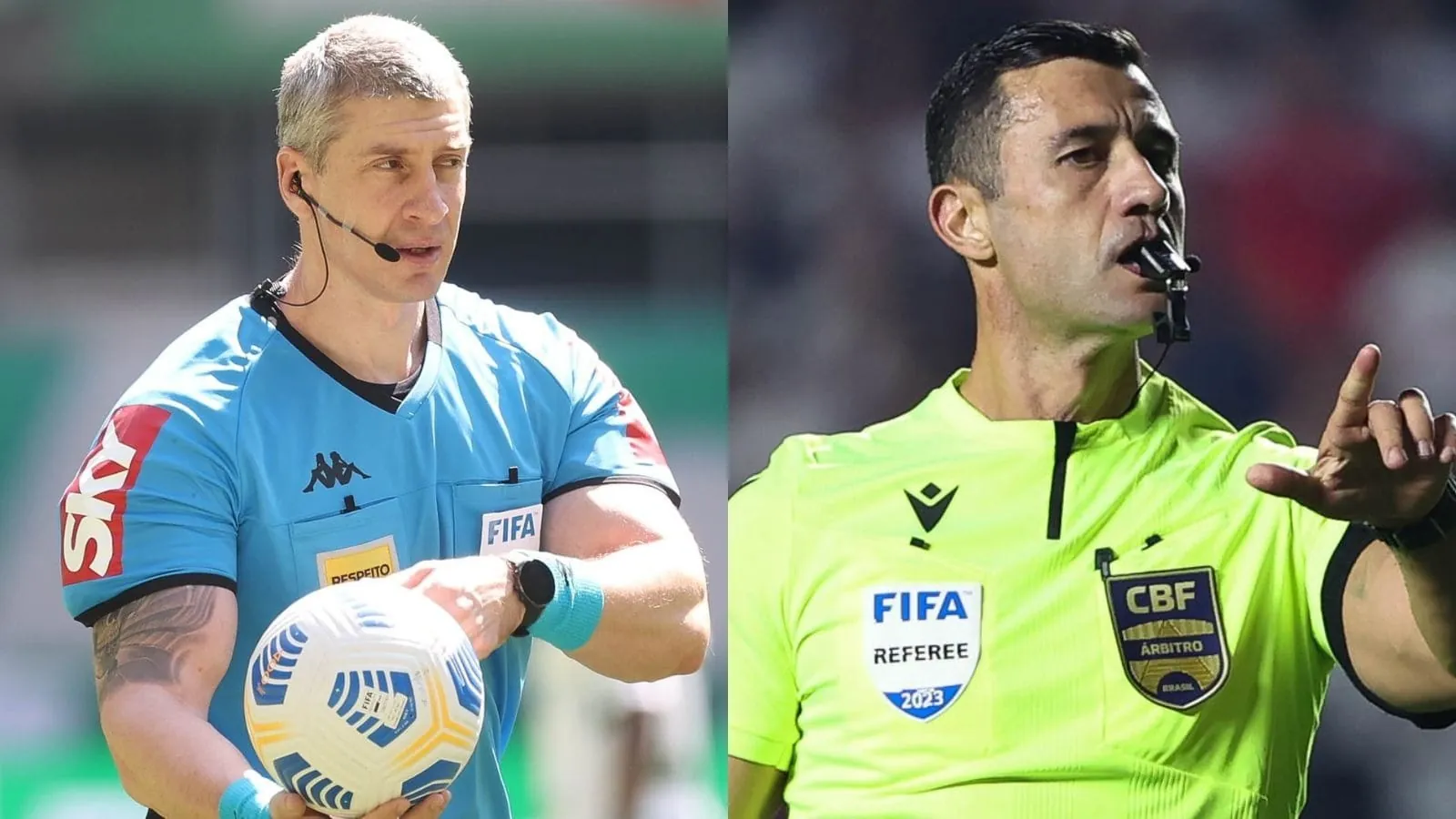 Sao Paulo, Brazil. 25th June, 2023. SP - SAO PAULO - 06/25/2023 -  BRAZILEIRO A 2023, PALMEIRAS X BOTAFOGO - Referee Anderson Daronco during  the match between Palmeiras and Botafogo at the