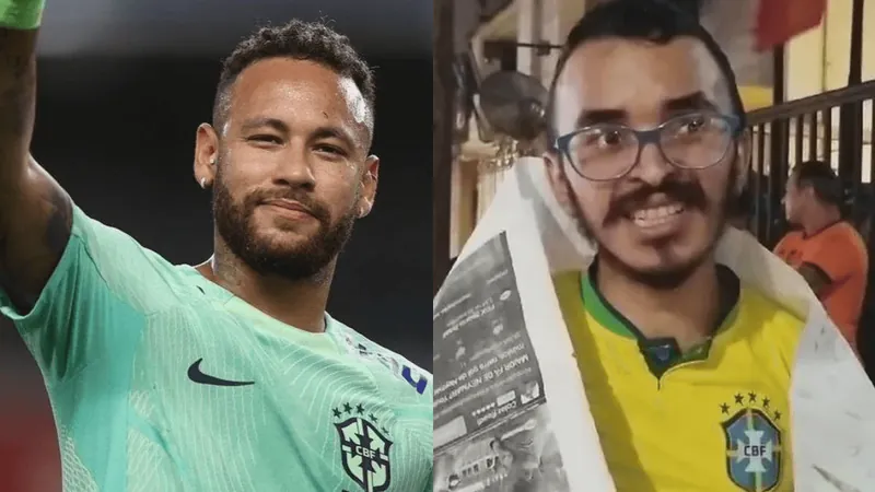 Fã viaja quase três dias só para conhecer o Neymar