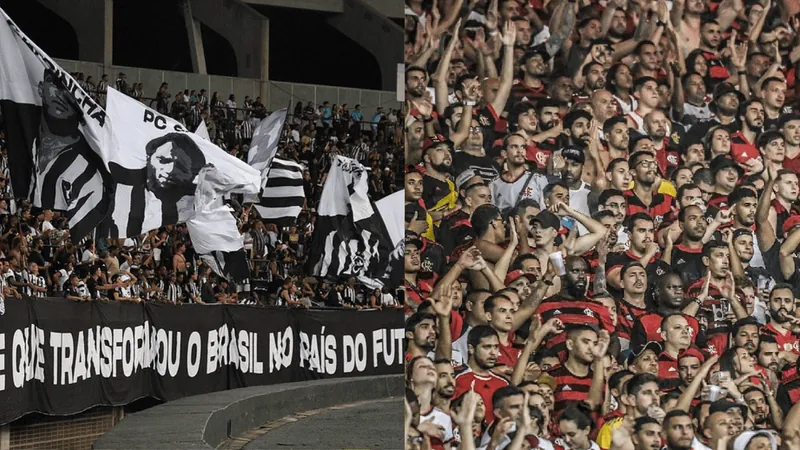 MP pede punição à torcidas organizadas do Botafogo e do Flamengo