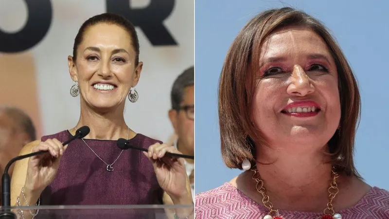 Duas mulheres disputarão a Presidência do México pela primeira vez