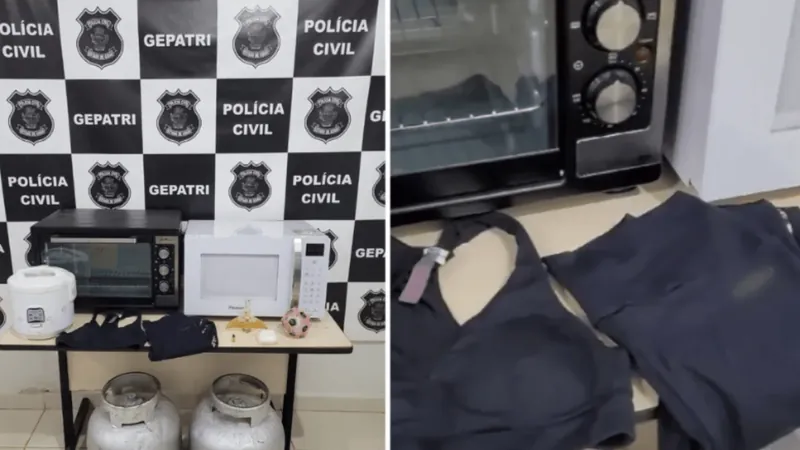 Homem furta roupas e presenteia amiga que é presa usando as peças