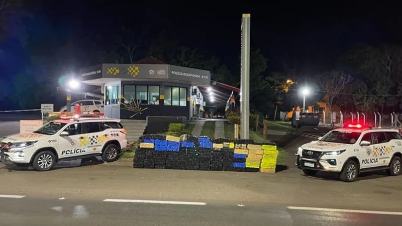 Homem é preso com 1,7 tonelada de maconha no interior de São Paulo