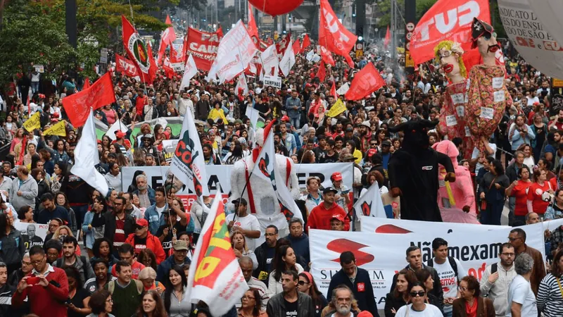 Taxa de Sindicalizados cai ao menor nível desde 2012