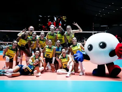 Seleção brasileira feminina de vôlei divulga inscritas para Liga das Nações 