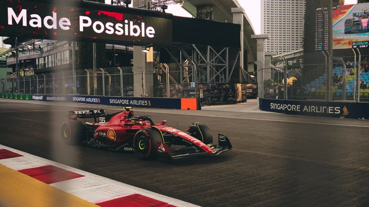 F1 2023 - GP DE SINGAPURA - HORÁRIOS DO 1º DIA DE TREINOS LIVRES NO BAND  SPORTS 