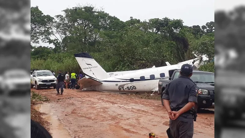 14 pessoas morrem após queda de avião no interior do Amazonas