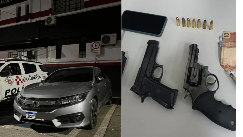 Trio é preso ao tentar roubar carro em estacionamento de shopping de Campinas