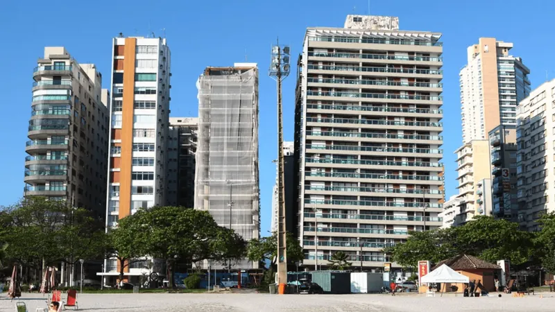 Cidade de Santos chega a 319 prédios tortos segundo levantamento