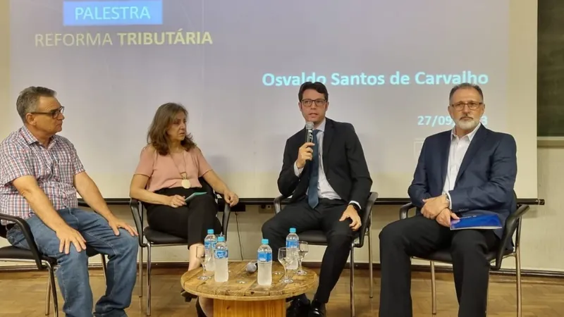 O evento teve a participação de auditor fiscal