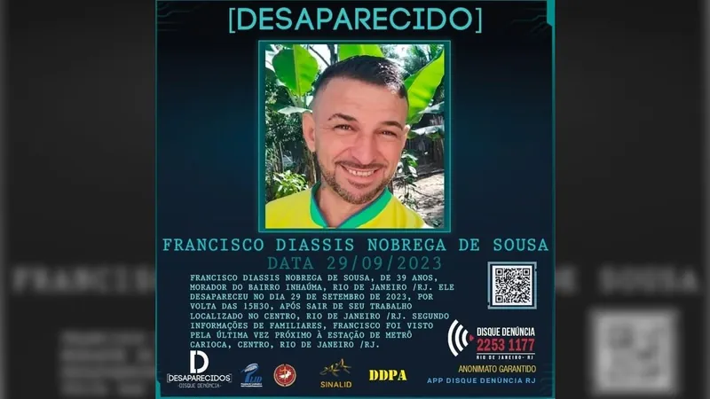 Ajuda BandNews FM: familiares buscam ajuda para encontrar homem desaparecido