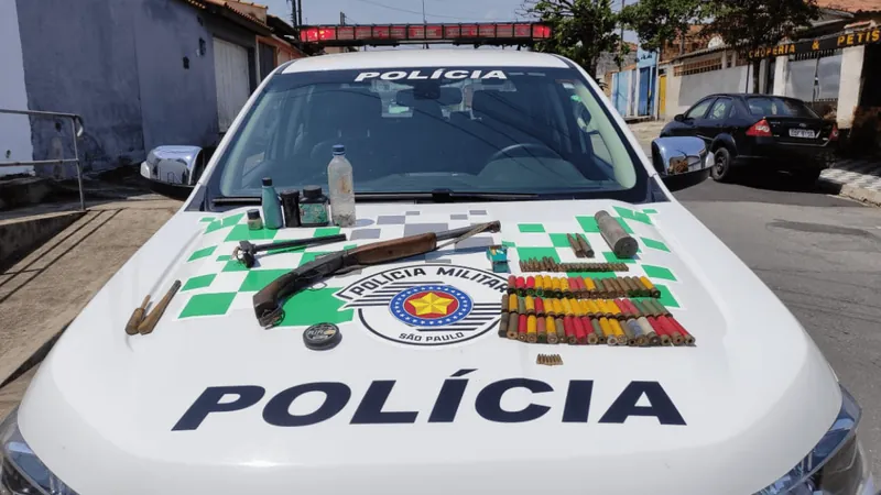 Polícia Militar Ambiental apreende arma e petrechos de caça em Lorena