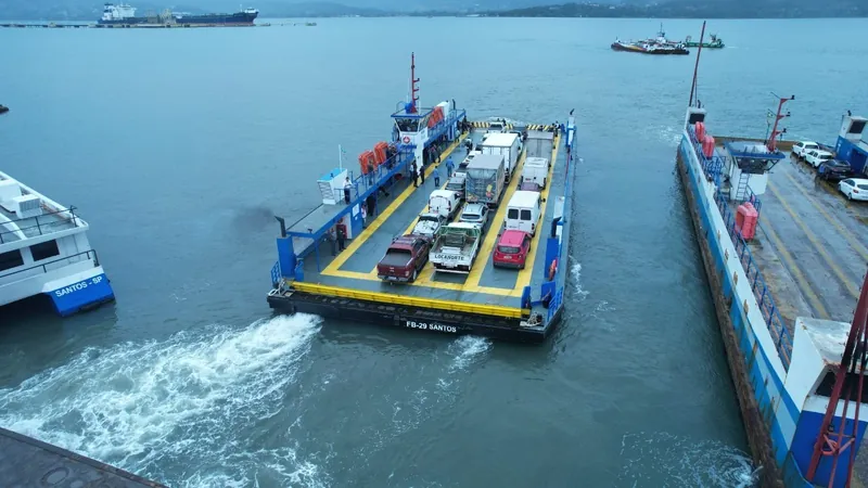 Travessia São Sebastião-Ilhabela tem novas regras para caminhões