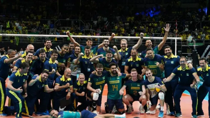 Brasil vira contra Cuba e vence primeiro 'confronto direto' do Pré-Olímpico  de Vôlei Masculino 2023