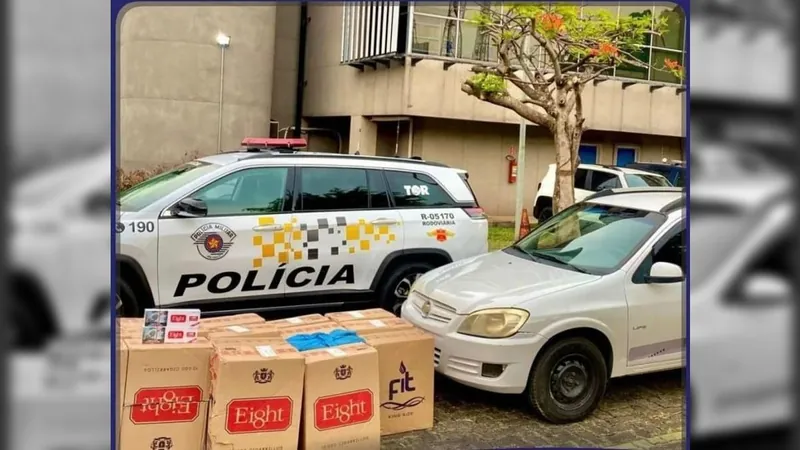 Mais de 8 mil maços de cigarros contrabandeados são apreendidos em Itu