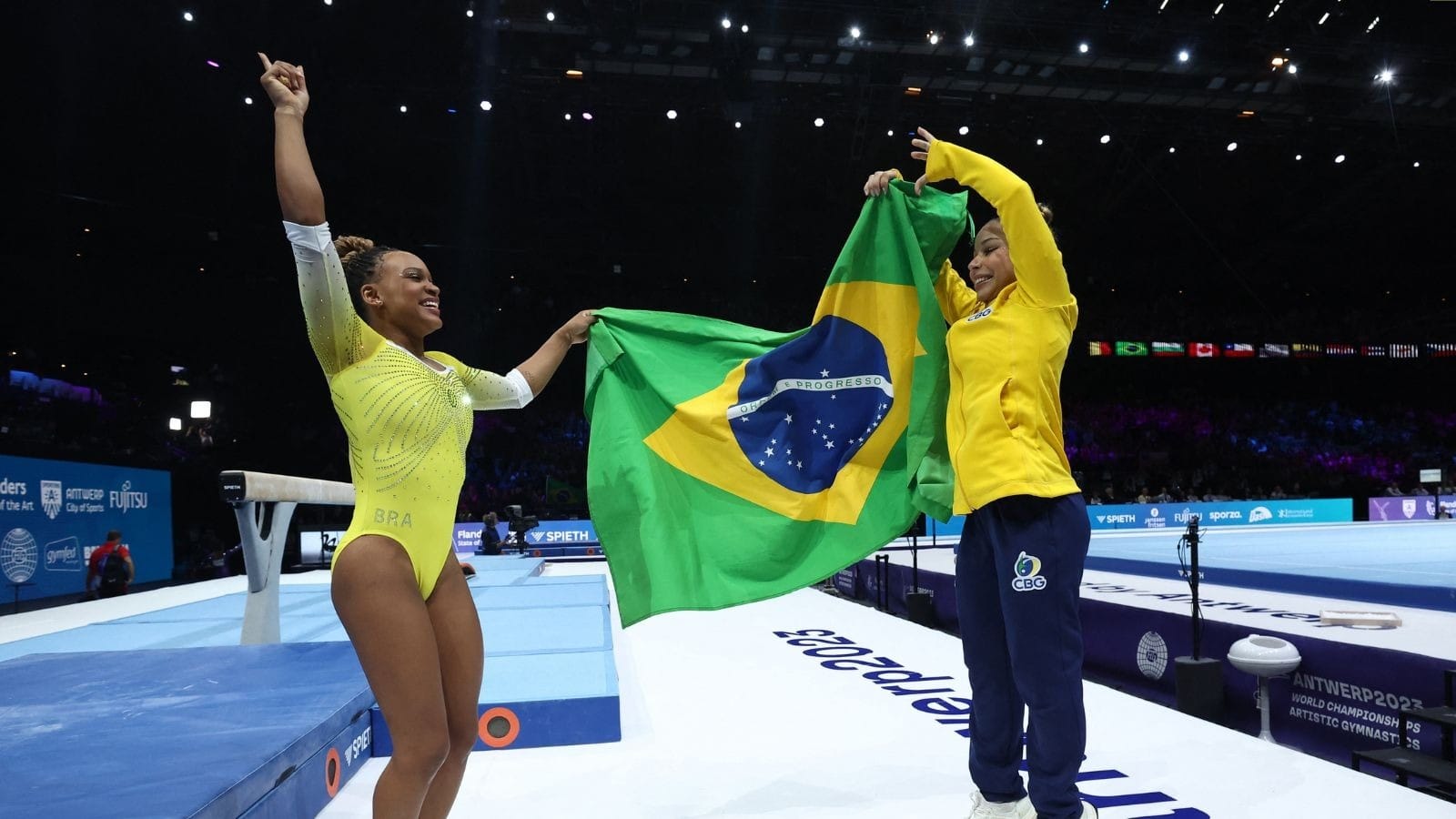 Brasil faz dobradinha no pódio do Mundial de Ginástica