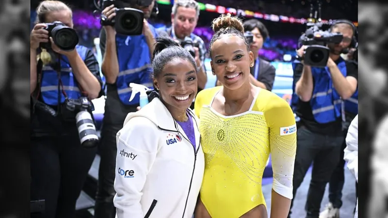 Olimpíada: Simone Biles diz que Rebeca Andrade "é a que mais assusta"