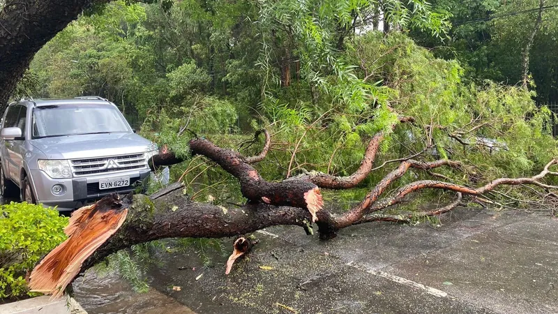 Vale do Paraíba e região estão com alerta de temporais e ventos fortes