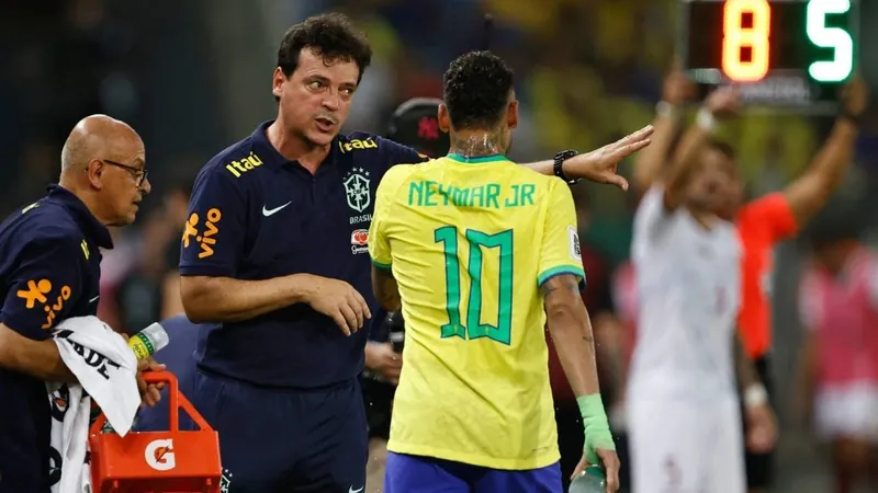 Diniz reprova protesto com pipoca contra Neymar: “quer xingar e vaiar, tudo bem"