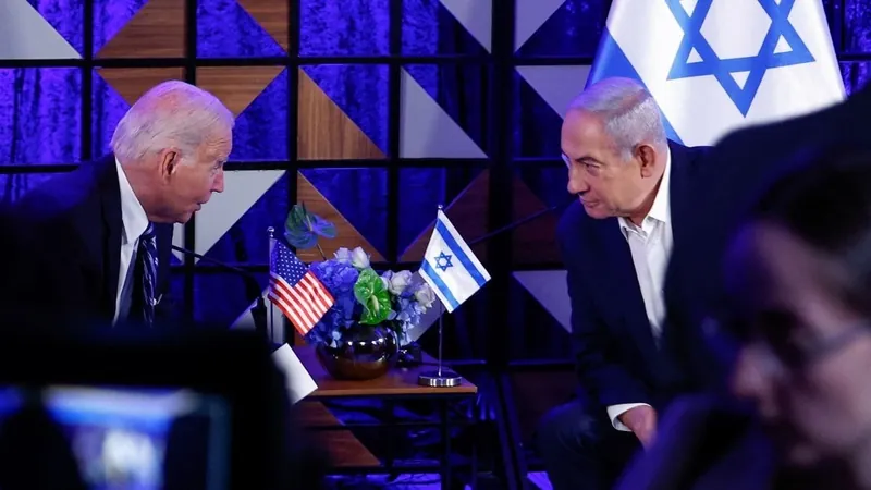 Joe Biden e Benjamin Netanyahu