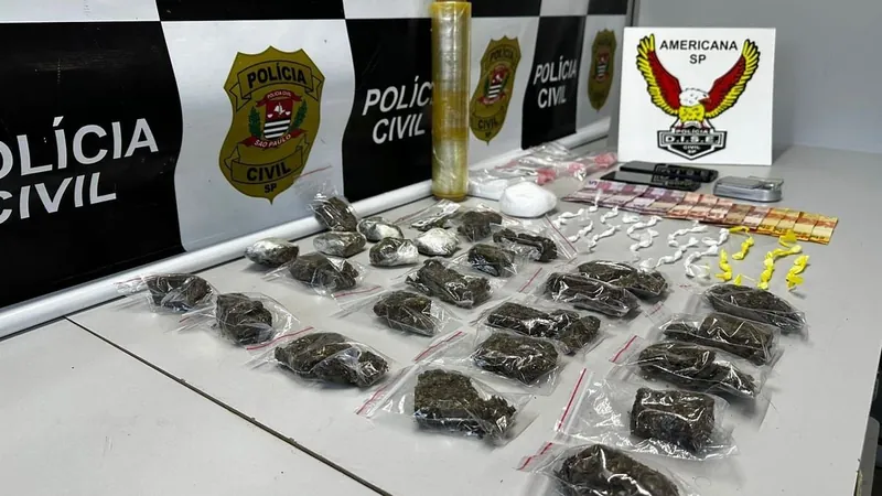 Polícia Civil localiza casa bomba em Americana e prende um por tráfico de drogas