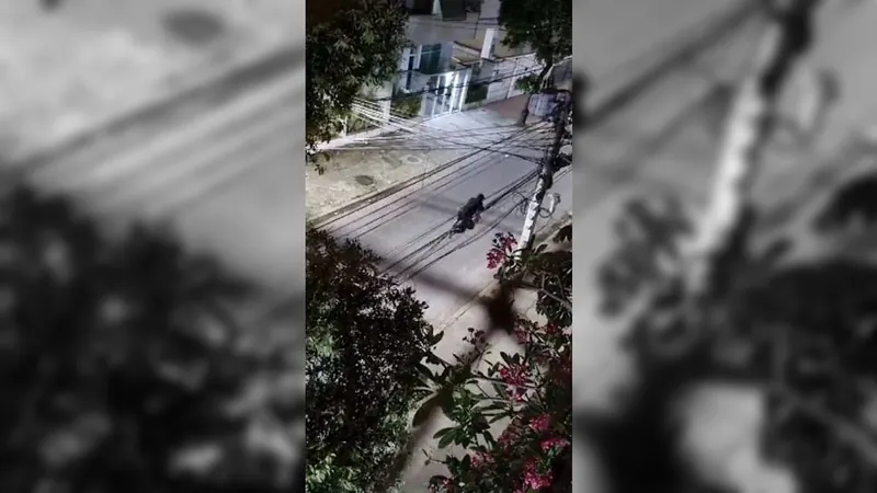 Vídeo: Homem é preso após roubar dois metros de cabo na Tijuca