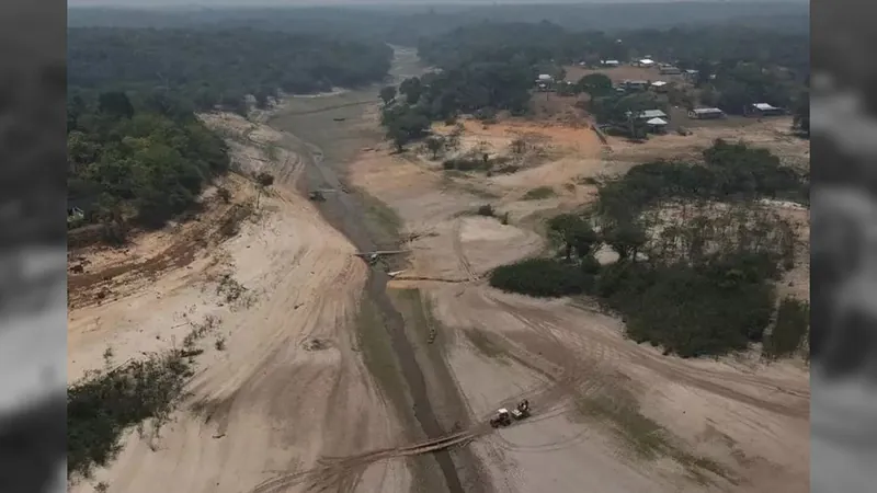 Seca severa no Amazonas atinge mais de meio milhão de pessoas