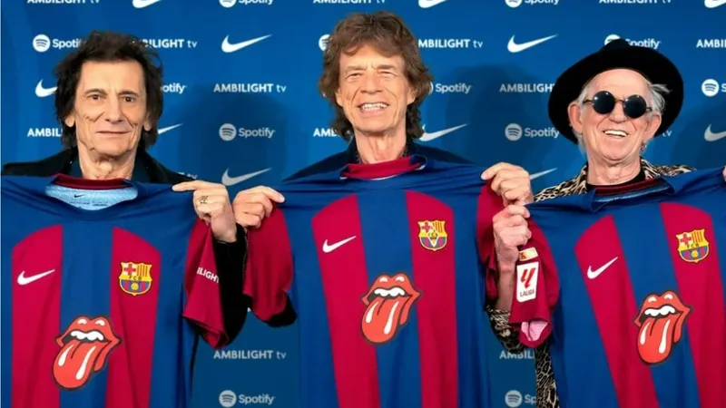 Pé-frio? Entenda a fama de Mick Jagger que "ameaça" o Barcelona em clássico