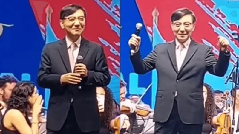 Embaixador coreano canta Raça Negra, Leonardo e Chitãozinho e Xororó em evento