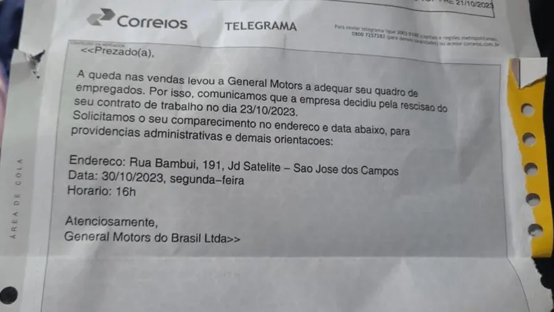 GM continua com demissões de metalúrgicos de São José dos Campos