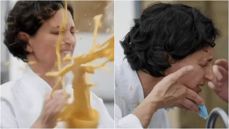 Liquidificador explode em participante brasileira do MasterChef Reino Unido