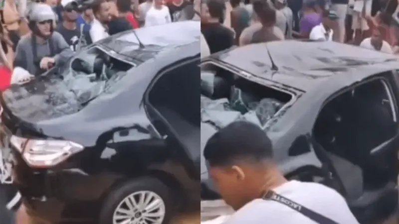 Influenciador faz prova de resistência para ganhar carro e termina em pancadaria