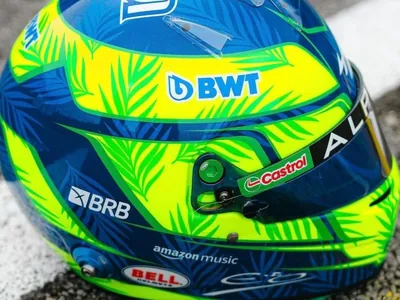 Esteban Ocon divulga capacete personalizado para o GP São Paulo; veja fotos