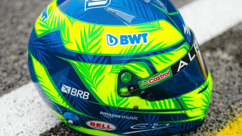 Esteban Ocon, da Alpine, divulga capacete especial para o GP de São Paulo