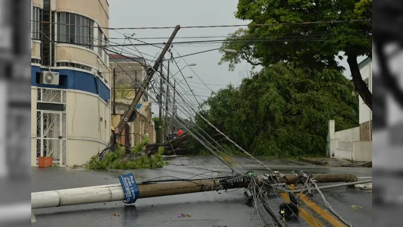 Ventos em Sorocaba chegaram a 105 km/h