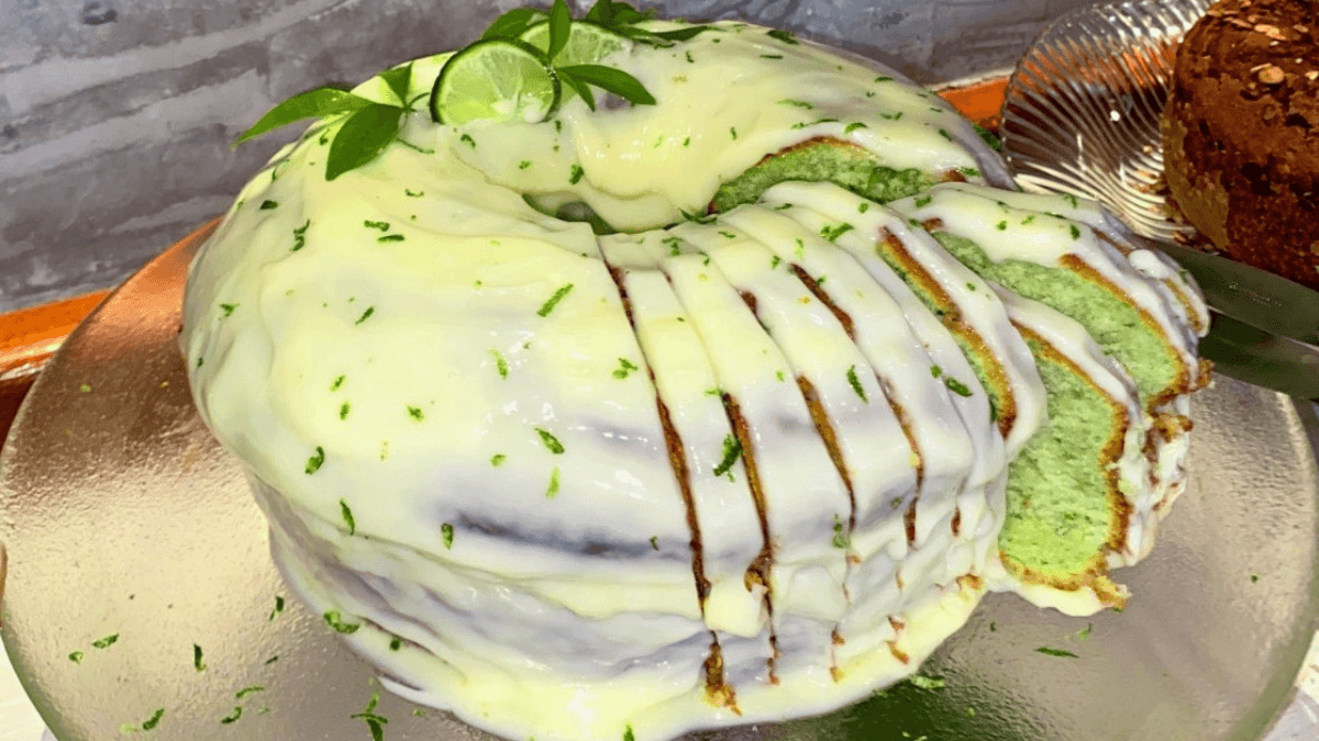 Receita de Bolo de limão sem leite