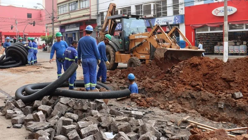 Obras na Campos Sales serão interrompidas em dezembro para compras de natal