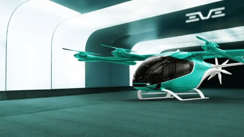 Eve anuncia novos fornecedores do “carro voador” 